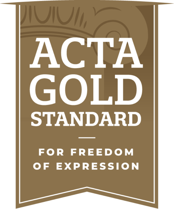 ACTA’s Gold Standard for Freedom of Expression™ - image